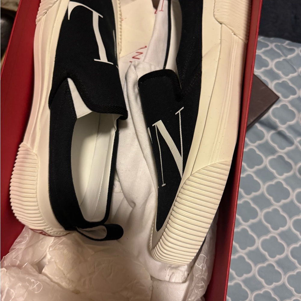 Valentino Garavani Black and White Sneakers